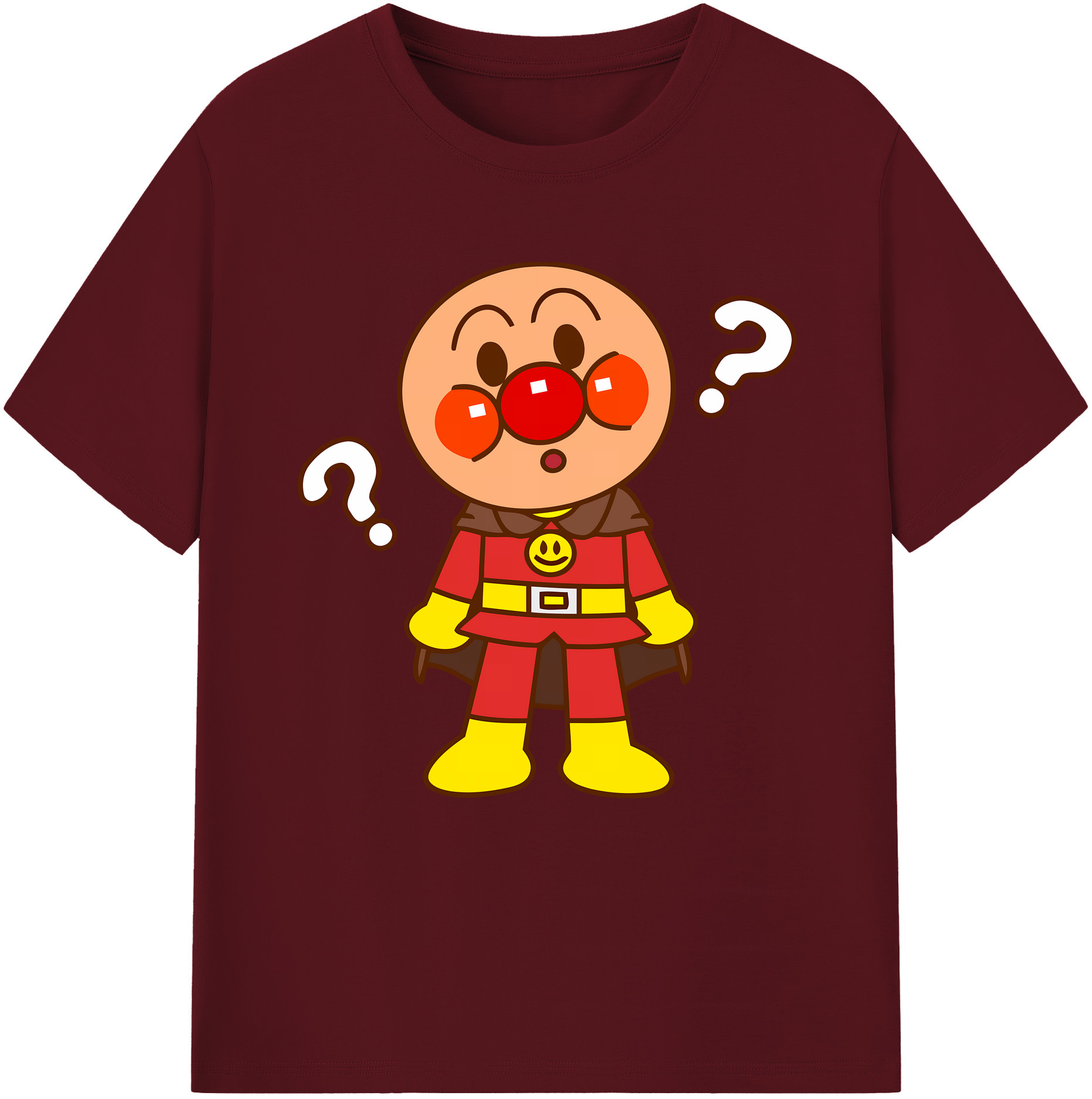（画像用） アンパンマン Anpanman 綿100％半袖Tシャツ（フロントプリント）